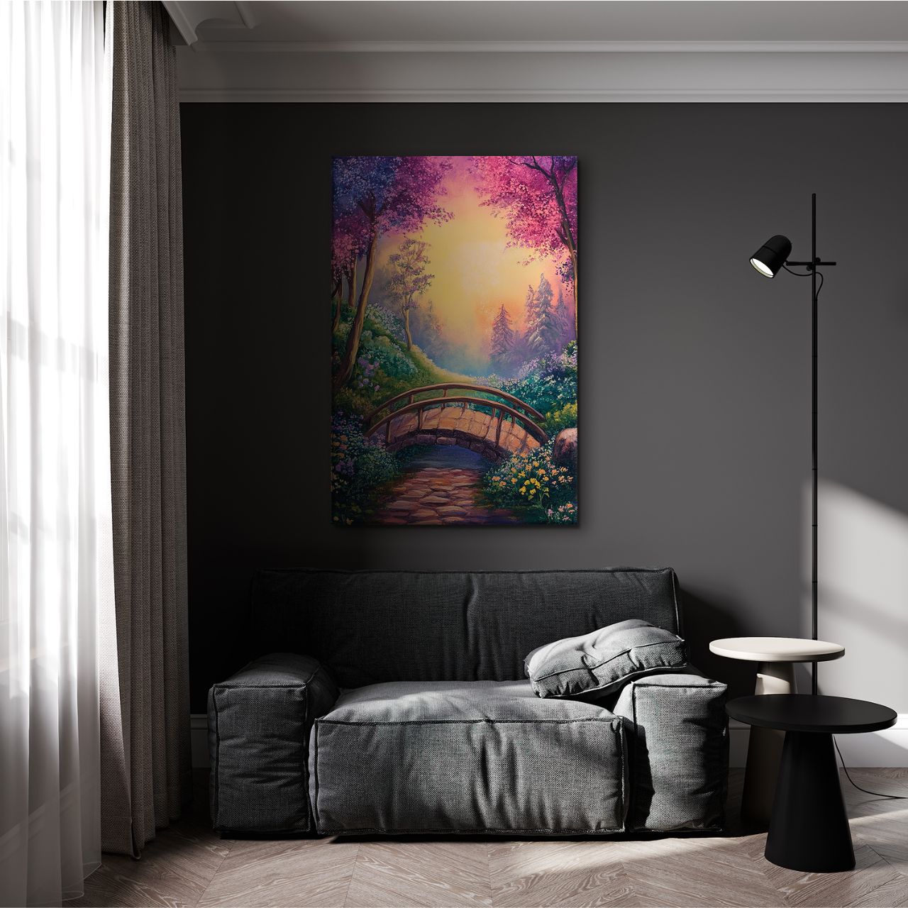 Peaceful Garden Bridge