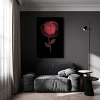 Radiant Wireframe Rose - 2