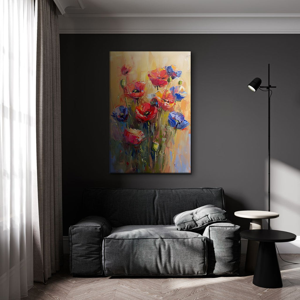 Textured Poppy Meadow