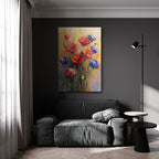 Textured Poppy Meadow