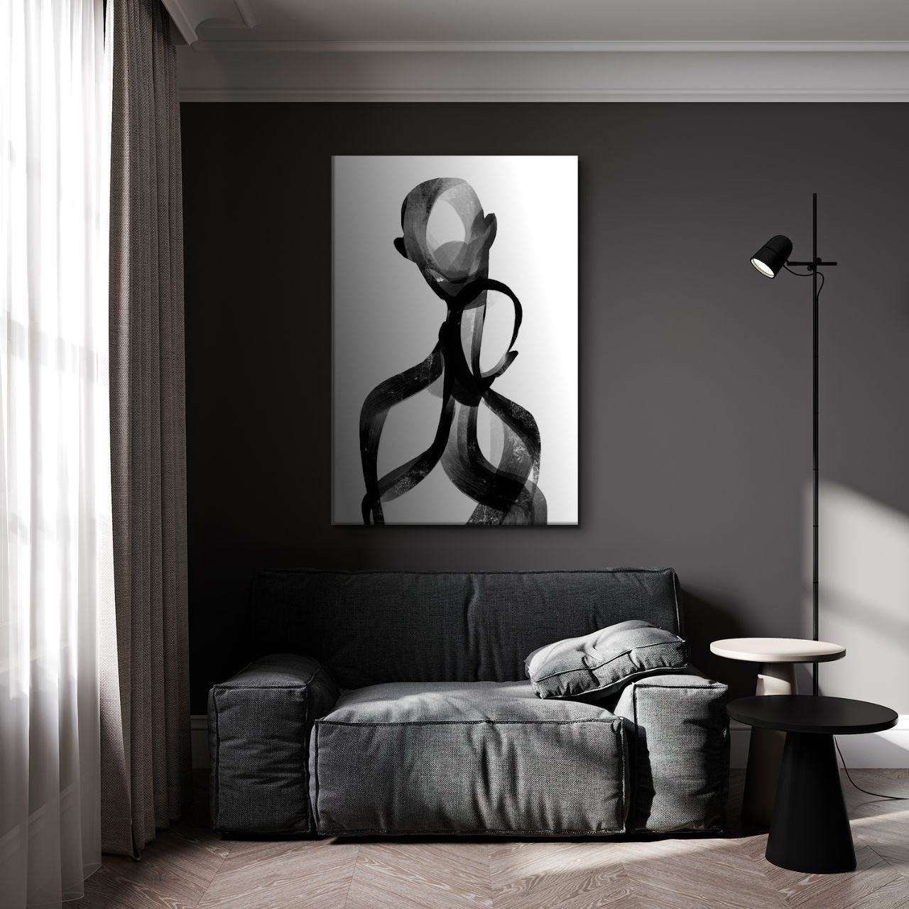 Marbled Ink Flow - I