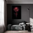 Radiant Wireframe Rose - 3