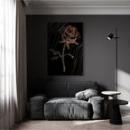 Copper Rose Etching - 3