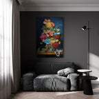 Baroque Floral Still Life with Parrot