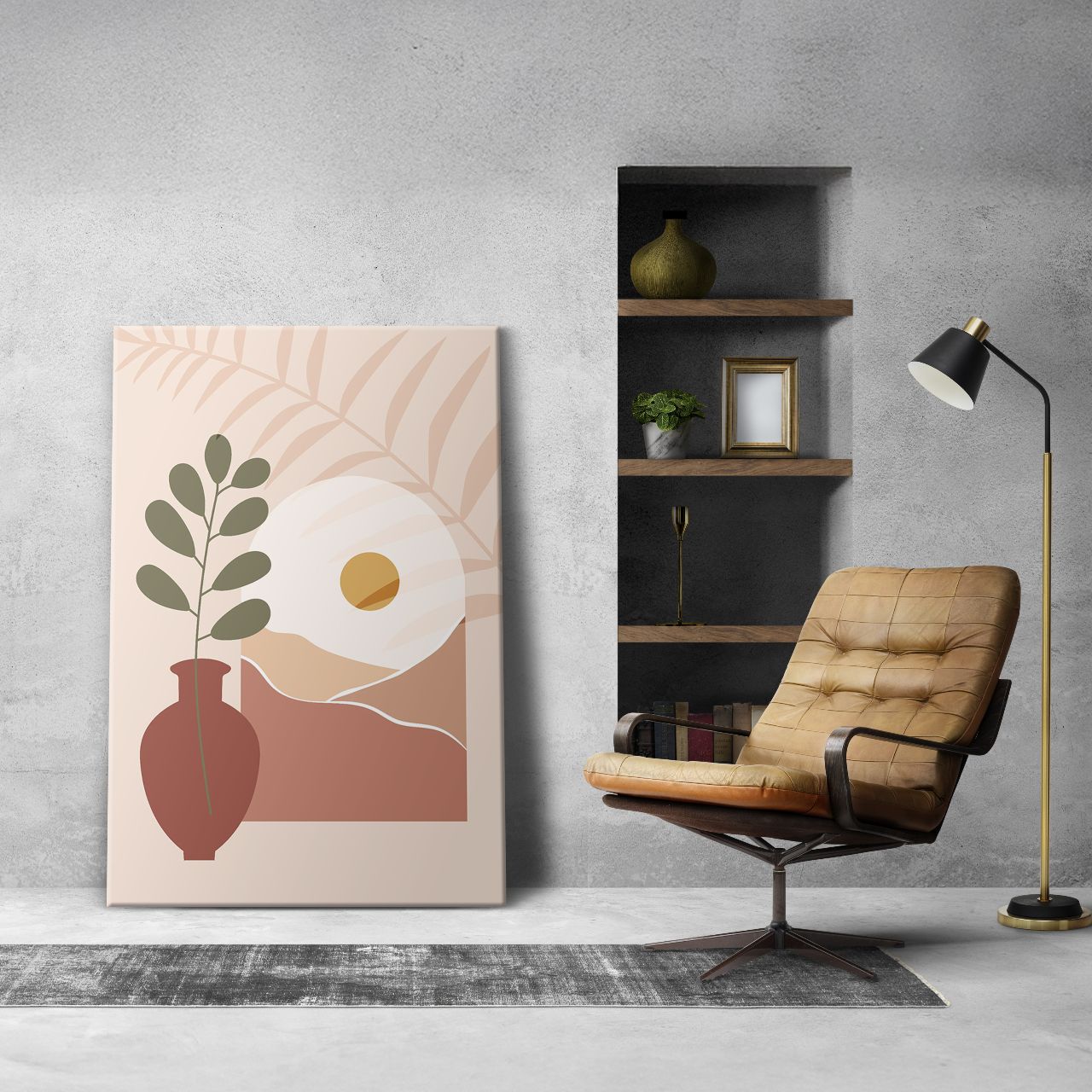 Abstract Boho Landscape - 2