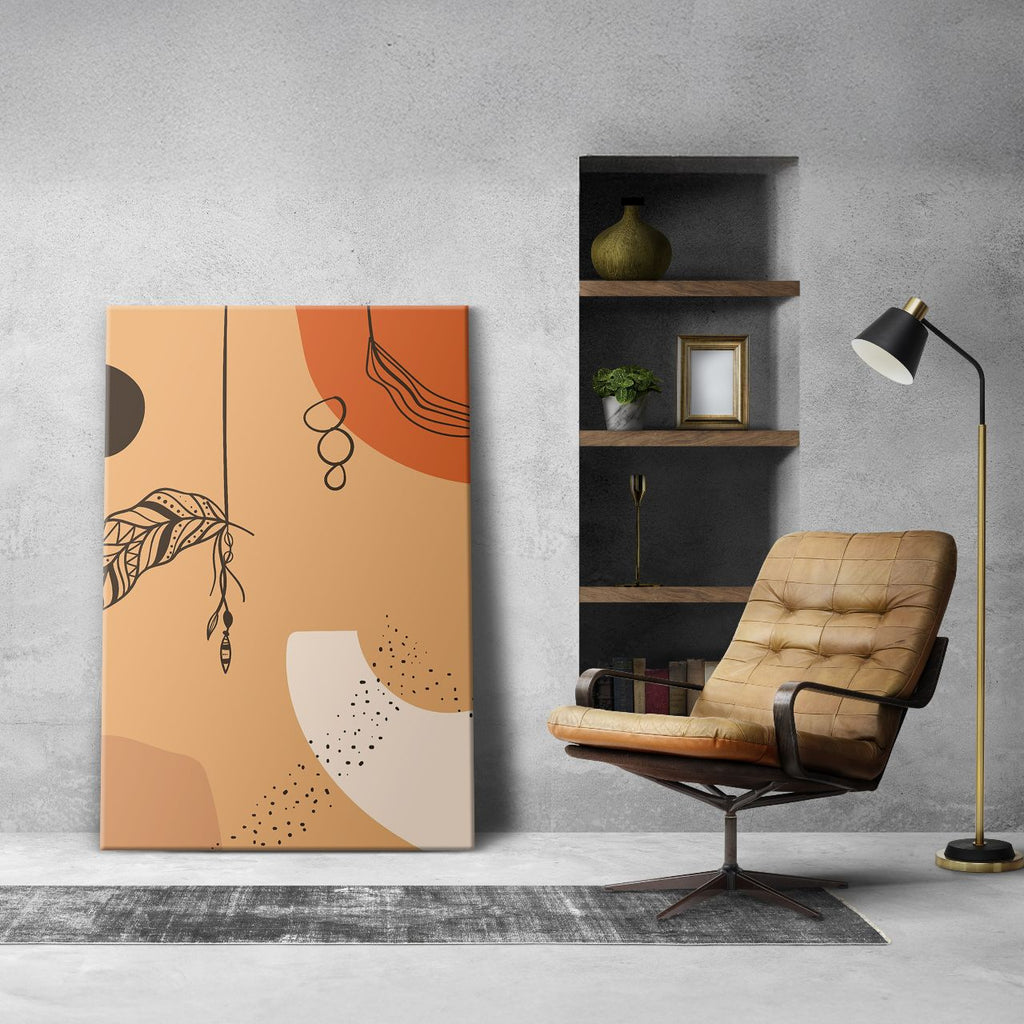 Abstract Boho Terracotta - 3