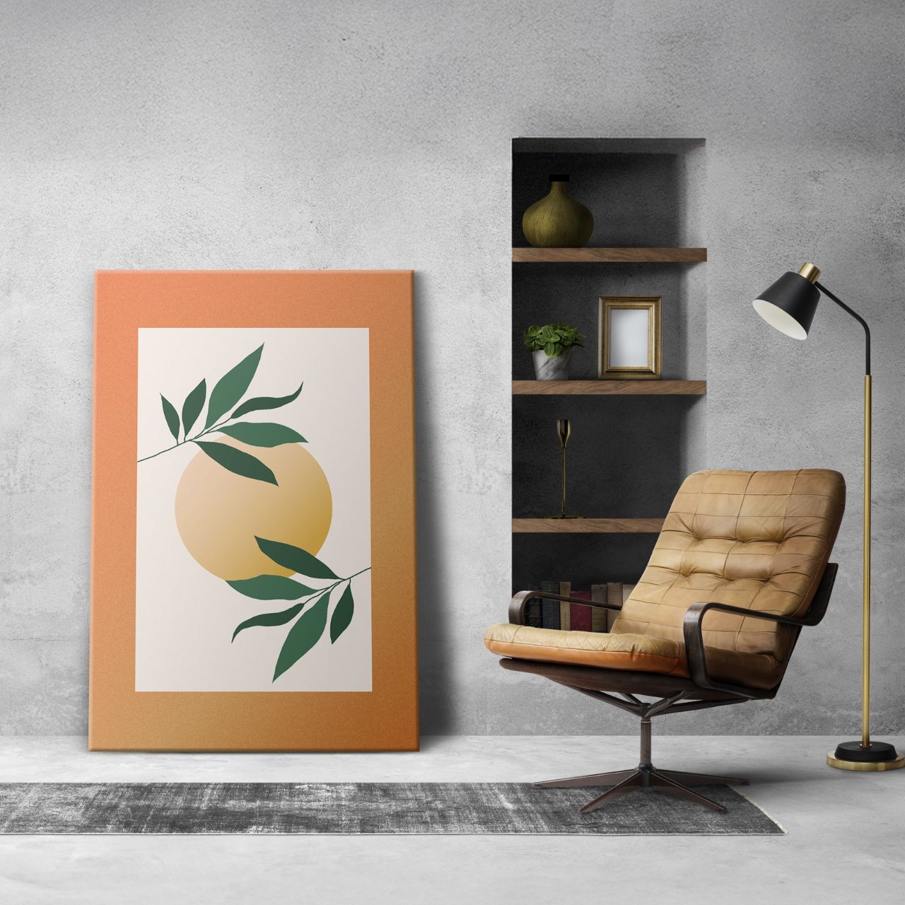 Minimalist Gradient Plant - 1