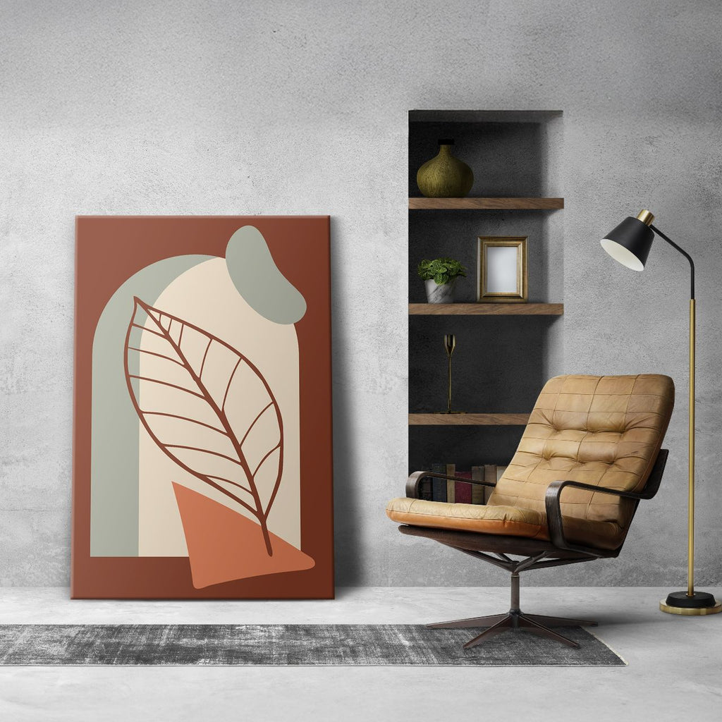 Abstract Boho Arch & Leaf - 1