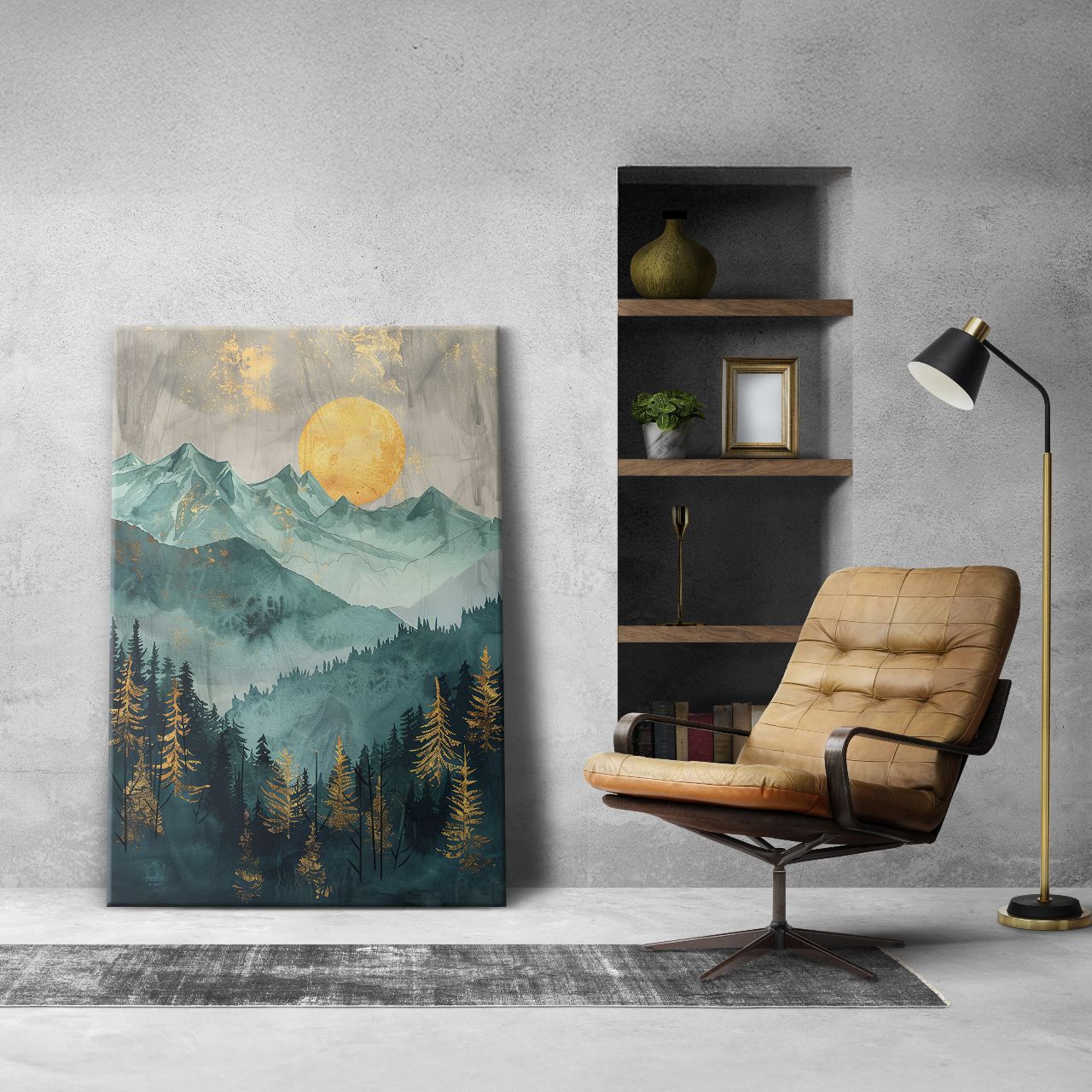 Golden Forest Mountains