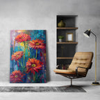 Fiery Gerbera Impression