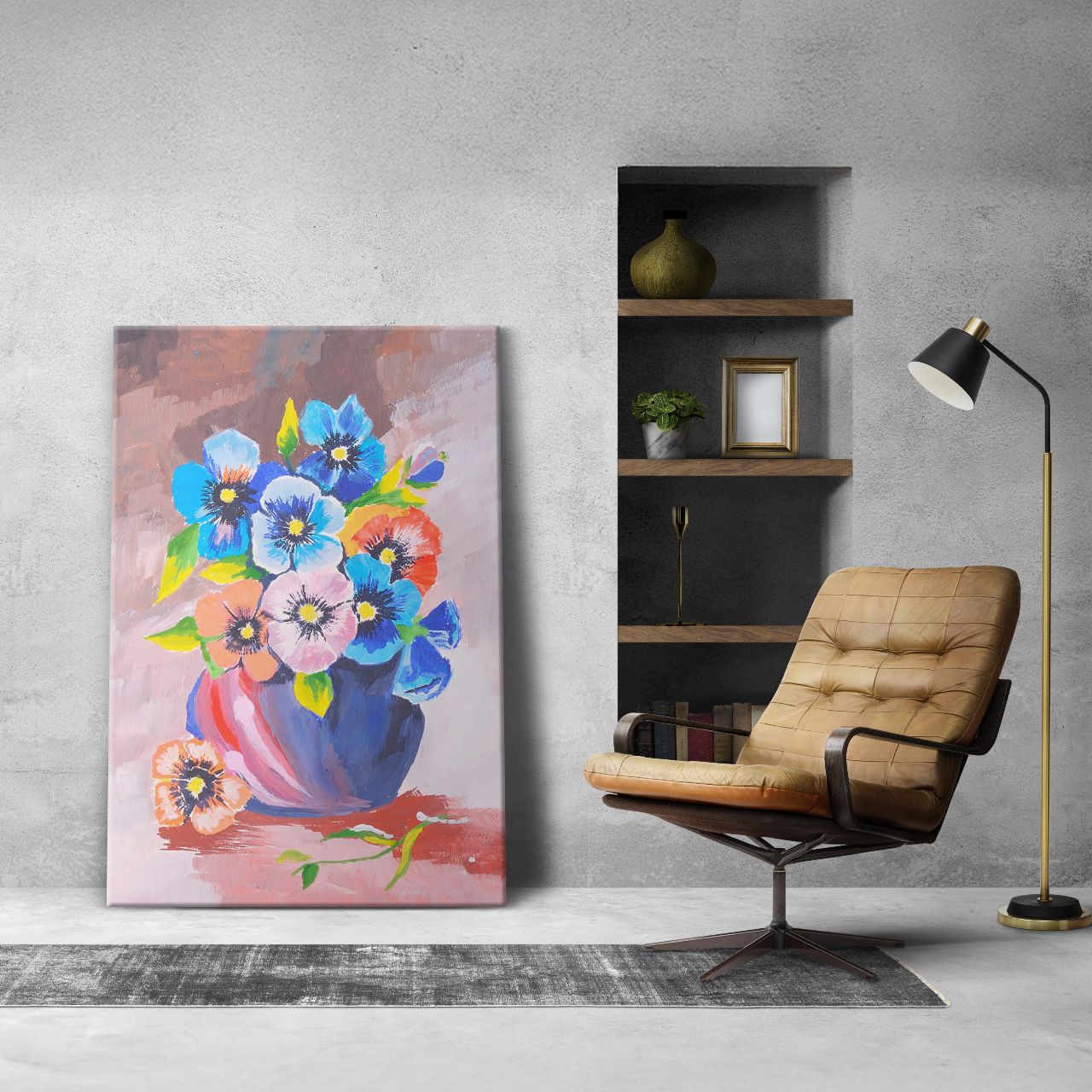 Bold Floral Expression