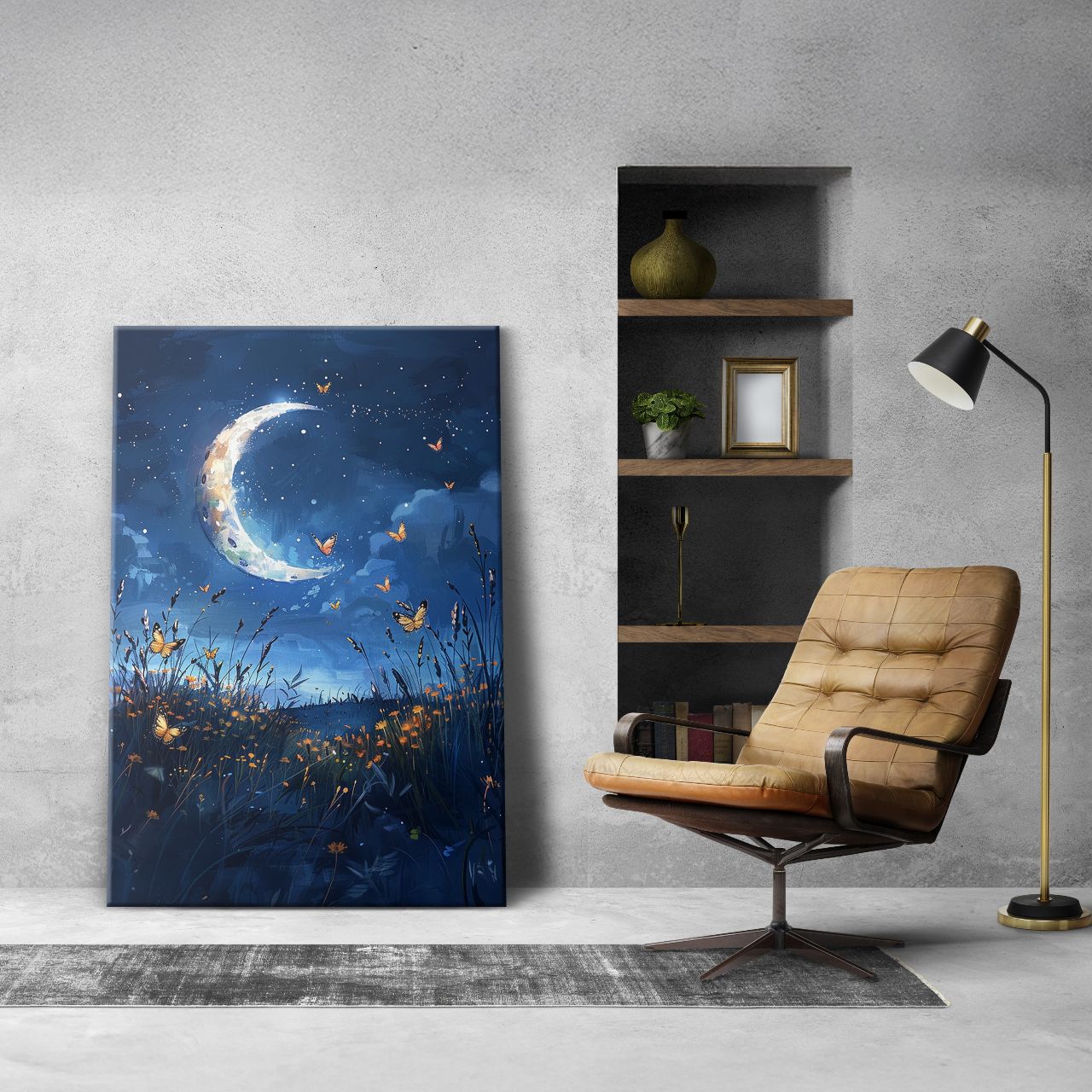 Moonlit Meadow Illustration