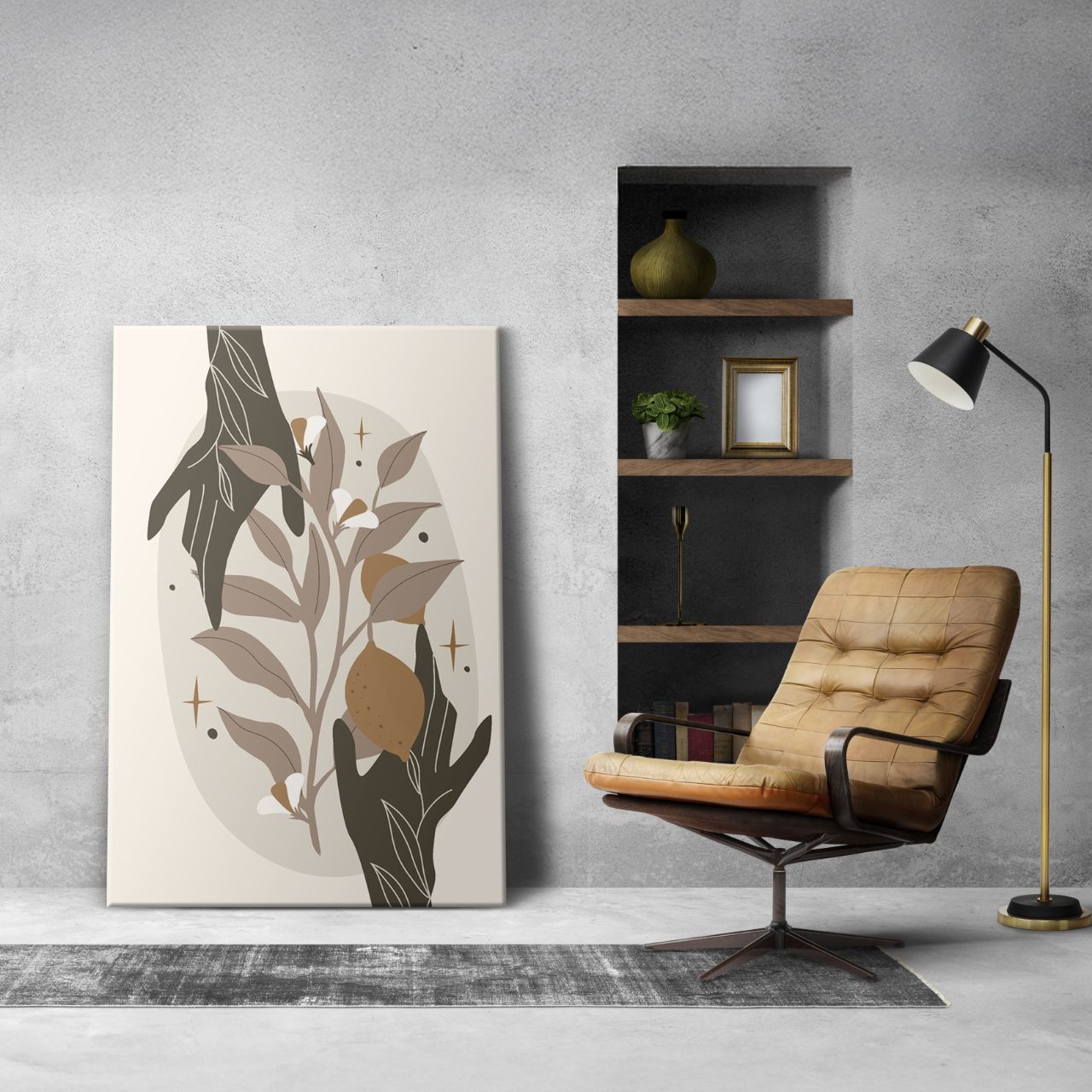 Muted Fruit and Foliage - 1