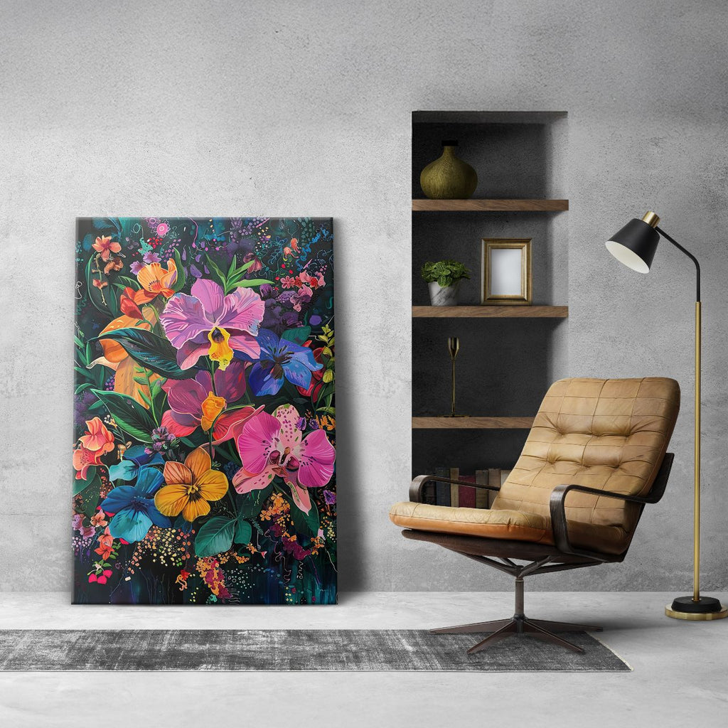 Vibrant Orchid Garden