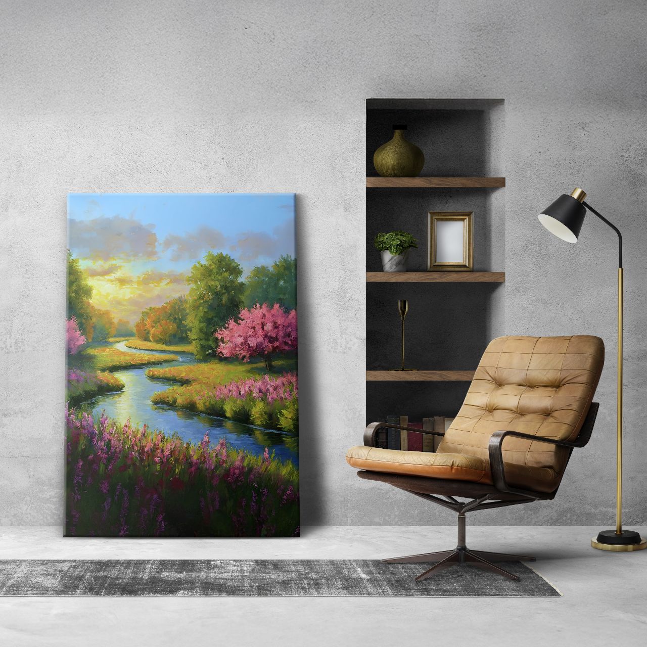 Vibrant River Landscape