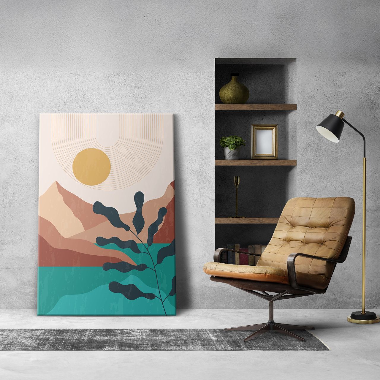 Abstract Boho Landscape - 1