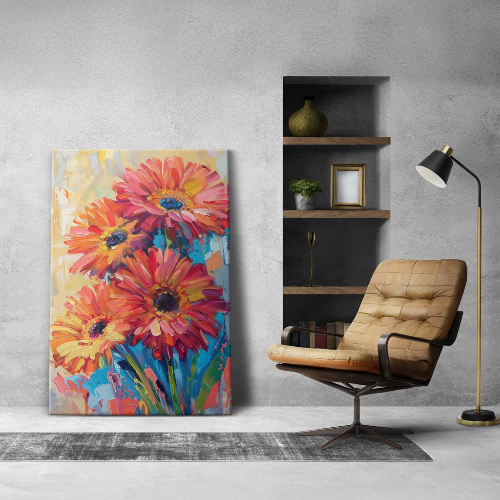 Textured Gerbera Symphony