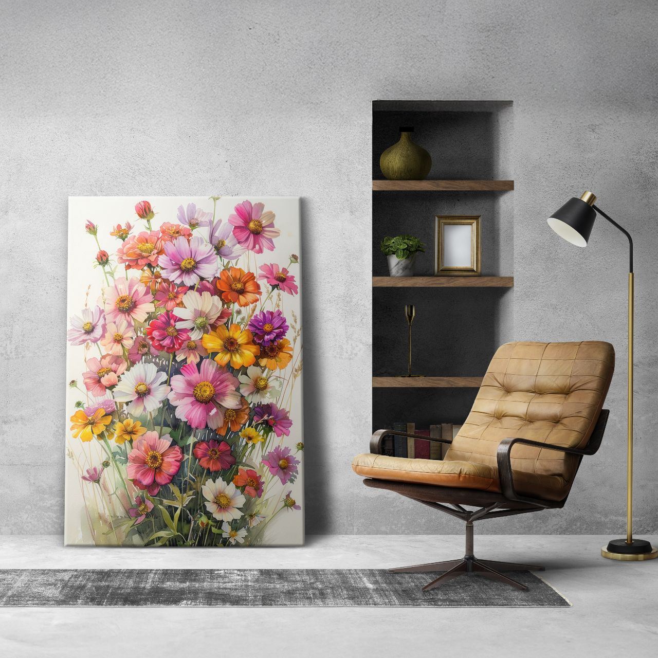 Vibrant Summer Cosmos - 1