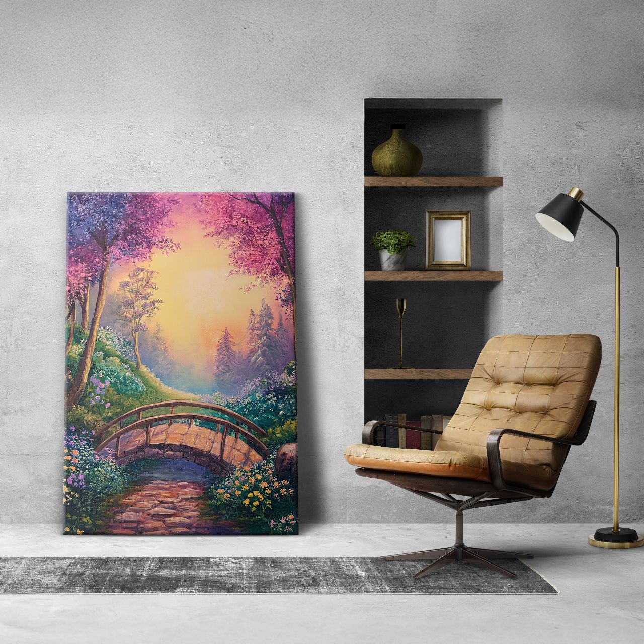 Peaceful Garden Bridge